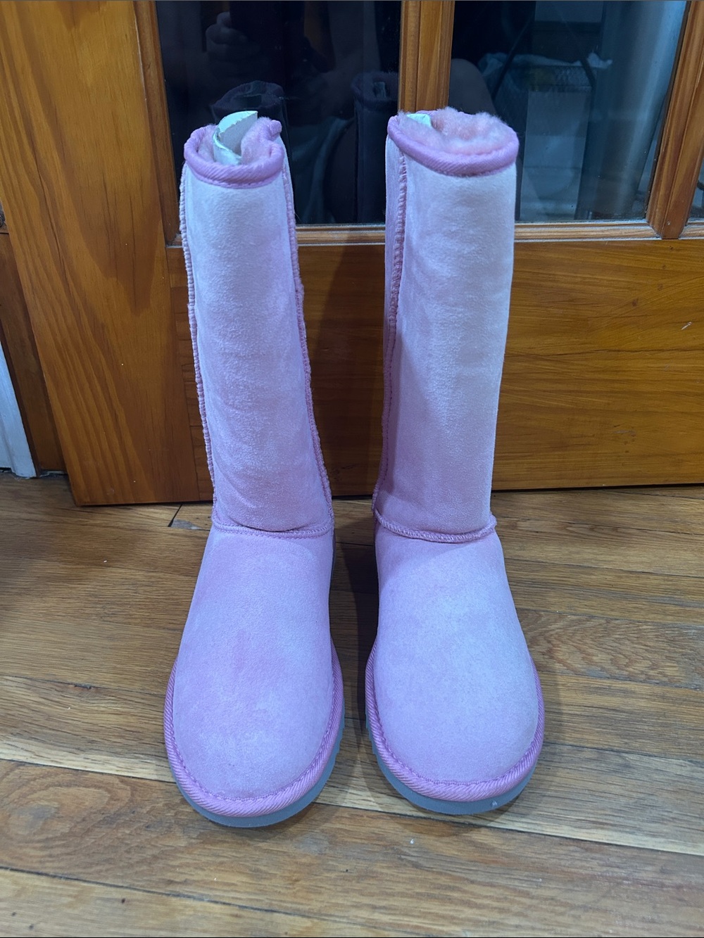 Ugg Women's Tall Pink Cozy Winter Boots Size 6